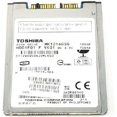 120 GB 1.8" SSD HDD MK1229GSG Toshiba Hard Drive